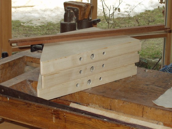 Diatonische Tischharfe – Detail
